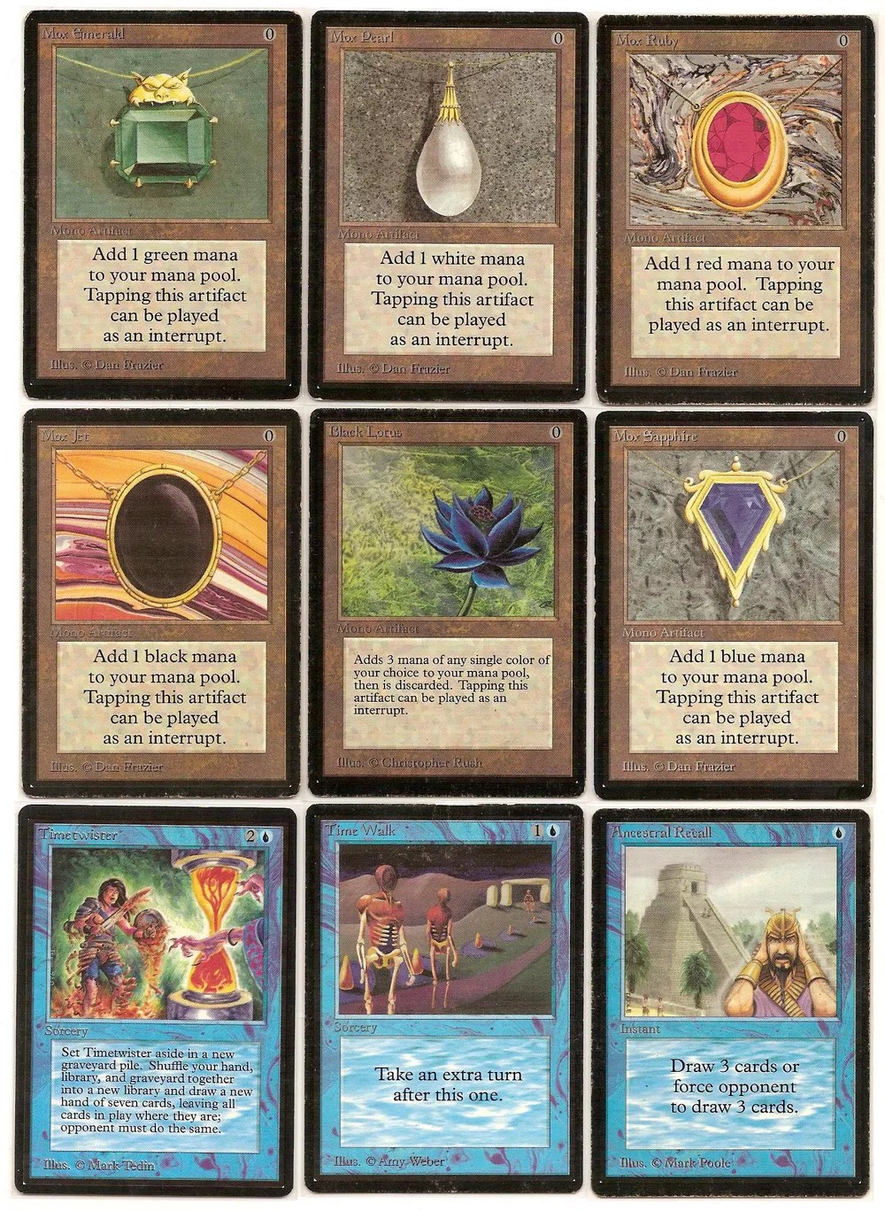 Magic: The Gathering Reserved List Cards with Last Sold Prices (August&nbsp;2025)