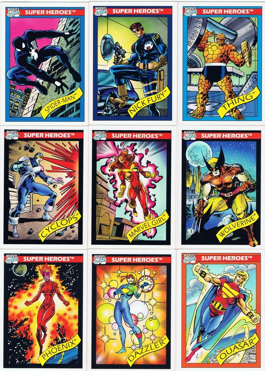 The 1990 Impel Marvel Universe Trading Cards: A Nostalgic Gateway to Superhero Collectibility